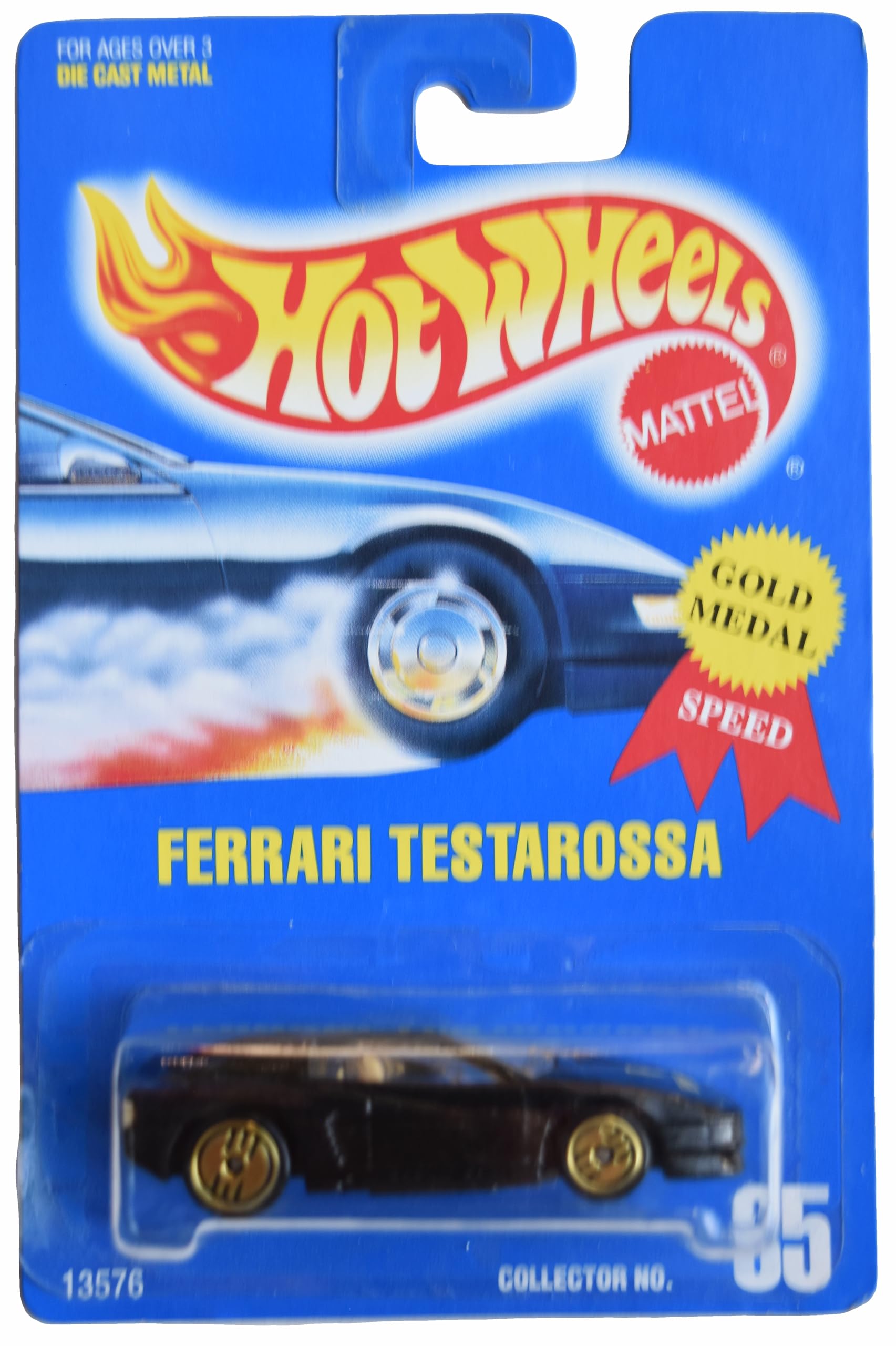 Amazon.com: Hot Wheels Ferrari Testarossa, Black #35 : Toys & Games